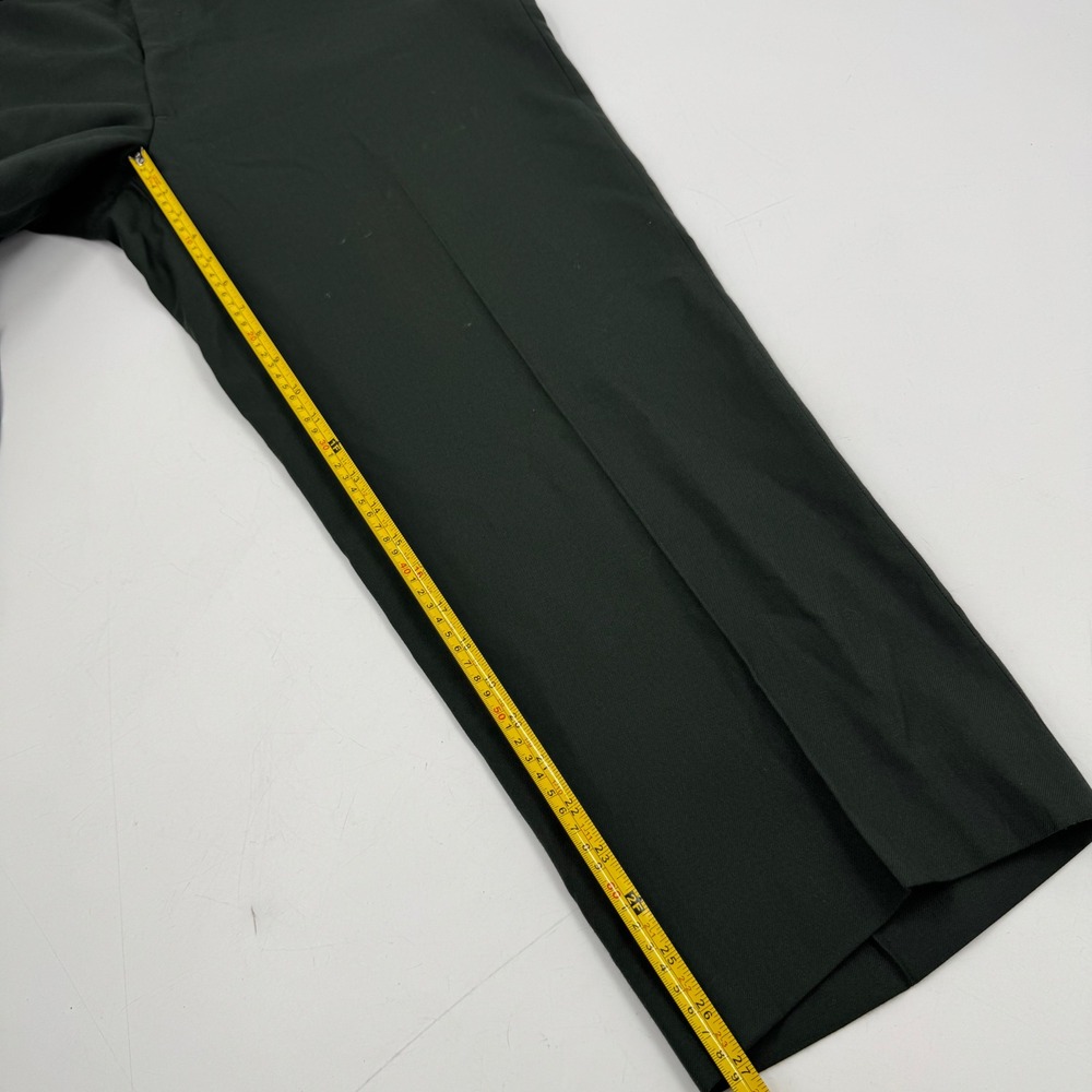 DSCP by‎ Tennessee Apparel Men's Army Green Poly Wool Serge Trousers Size 37S - Picture 4 of 11